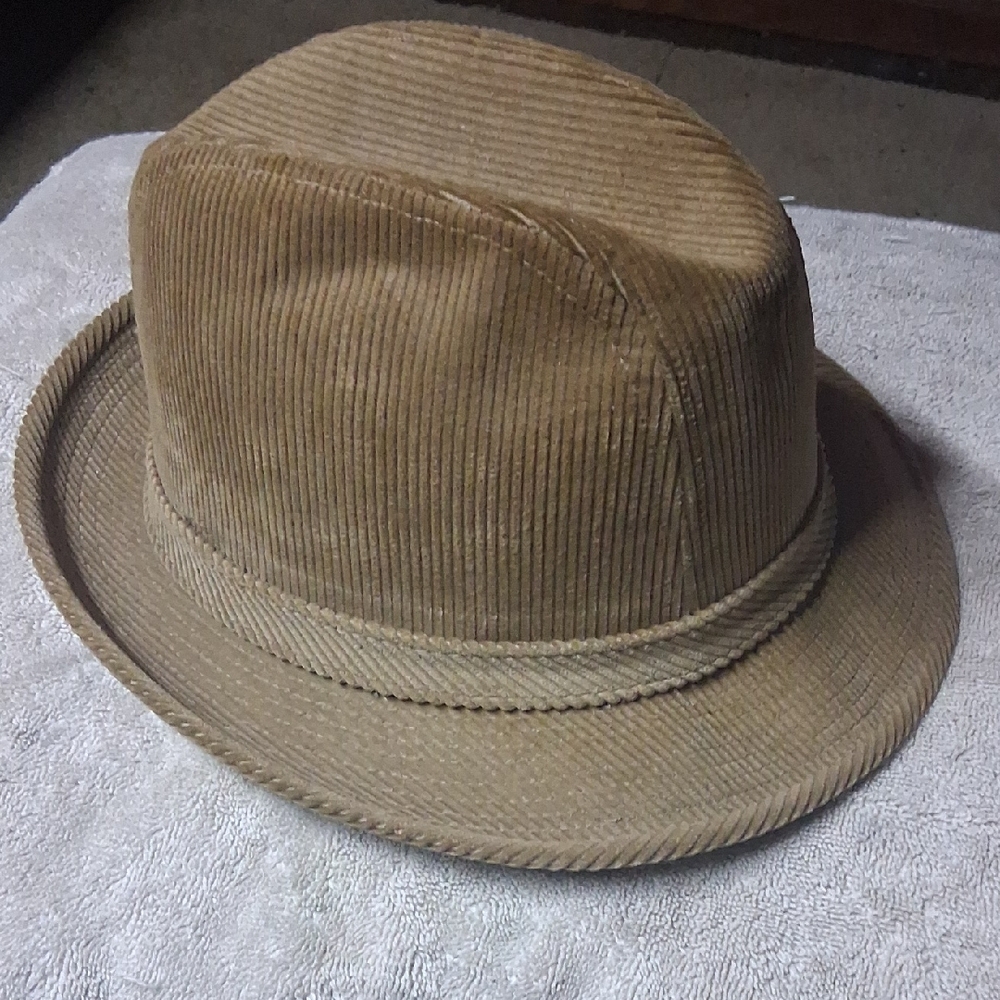 Authentic Original Vintage Style Tan Corduroy Hat